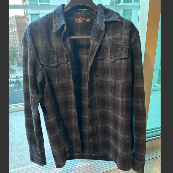 Ralph Lauren RRL Plaid Canvas Workshirt